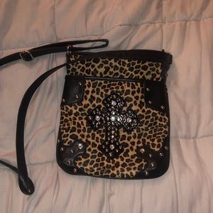 Cheetah print small purse